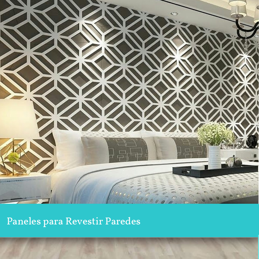 Panel decorativo para revestir paredes en living dormitorio
